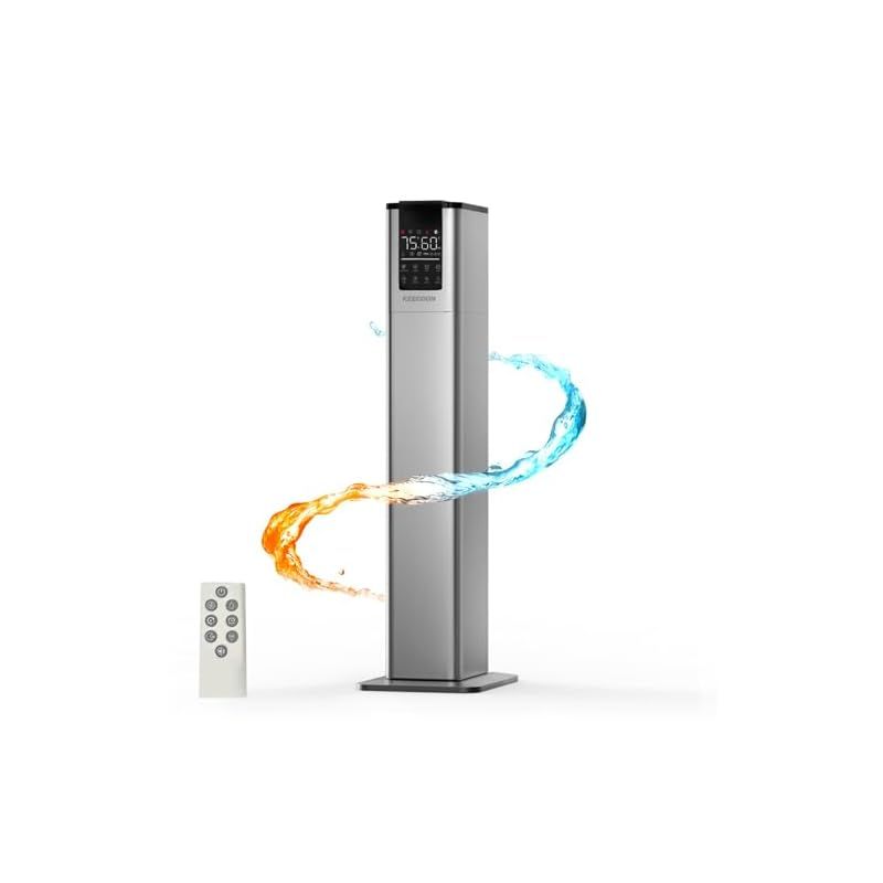KEECOON 加湿器 大容量 13L スチーム式 加熱式 ハイブリッド式 【公式