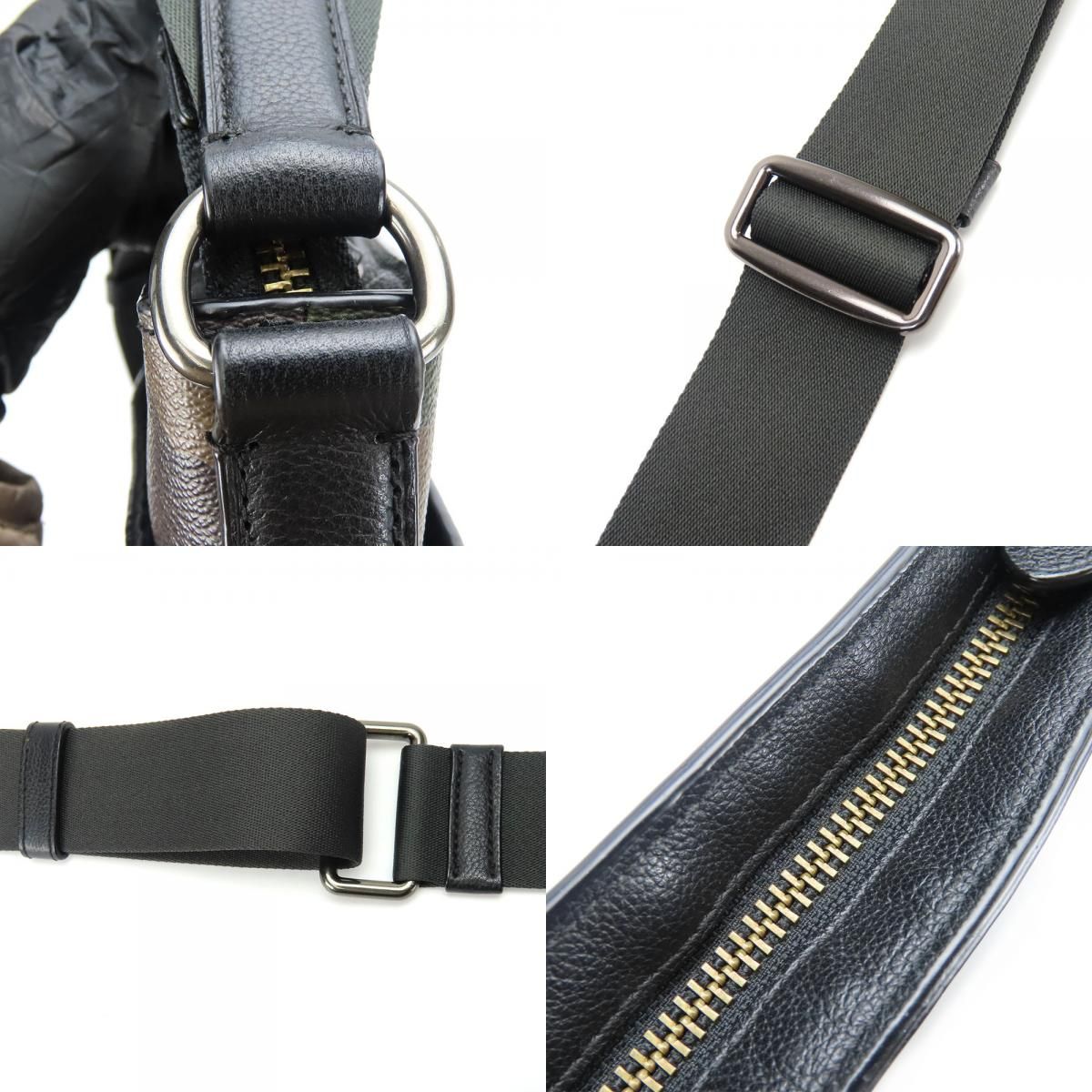 中古】 コーチ ショルダーバッグ F59894 レザー PVC カモフラージュ