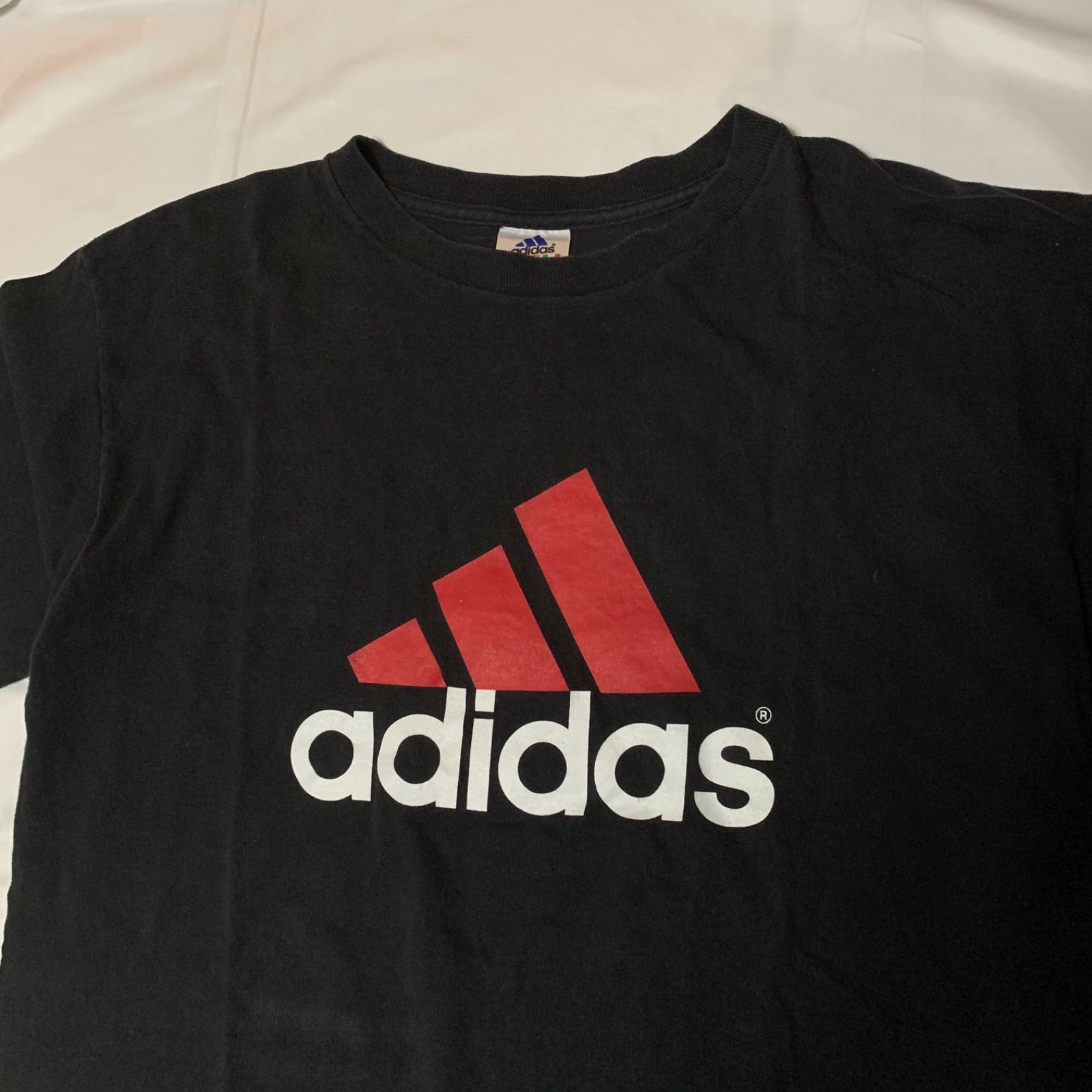 90s adidas S/S Logo Print T-Shirt アディダス ロゴプリントT