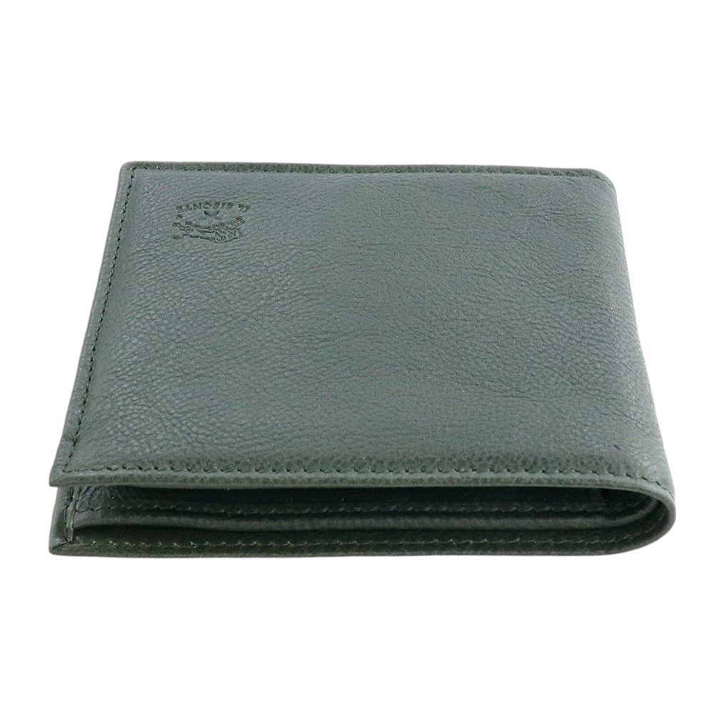 プラダ 二つ折り札入れ 札入れ マネークリップ式 レザー ネイビー