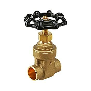 Everflow Supplies真鍮ゲートバルブ汗1?inch-leadフリー 1 Inch 205C001-NL 1
