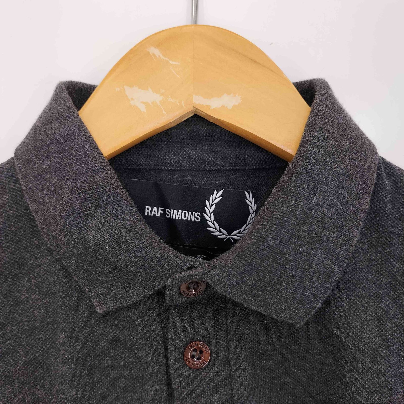 ラフシモンズ RAF SIMONS ロゴ刺繍 ポロシャツ メンズ import