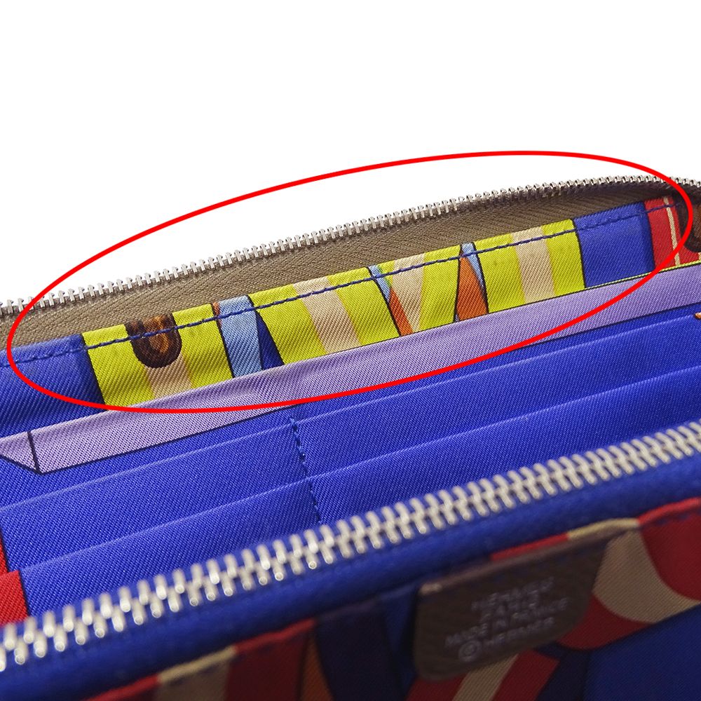 エルメス HERMES 財布 レディース ブランド 長財布 アザップ シルク  