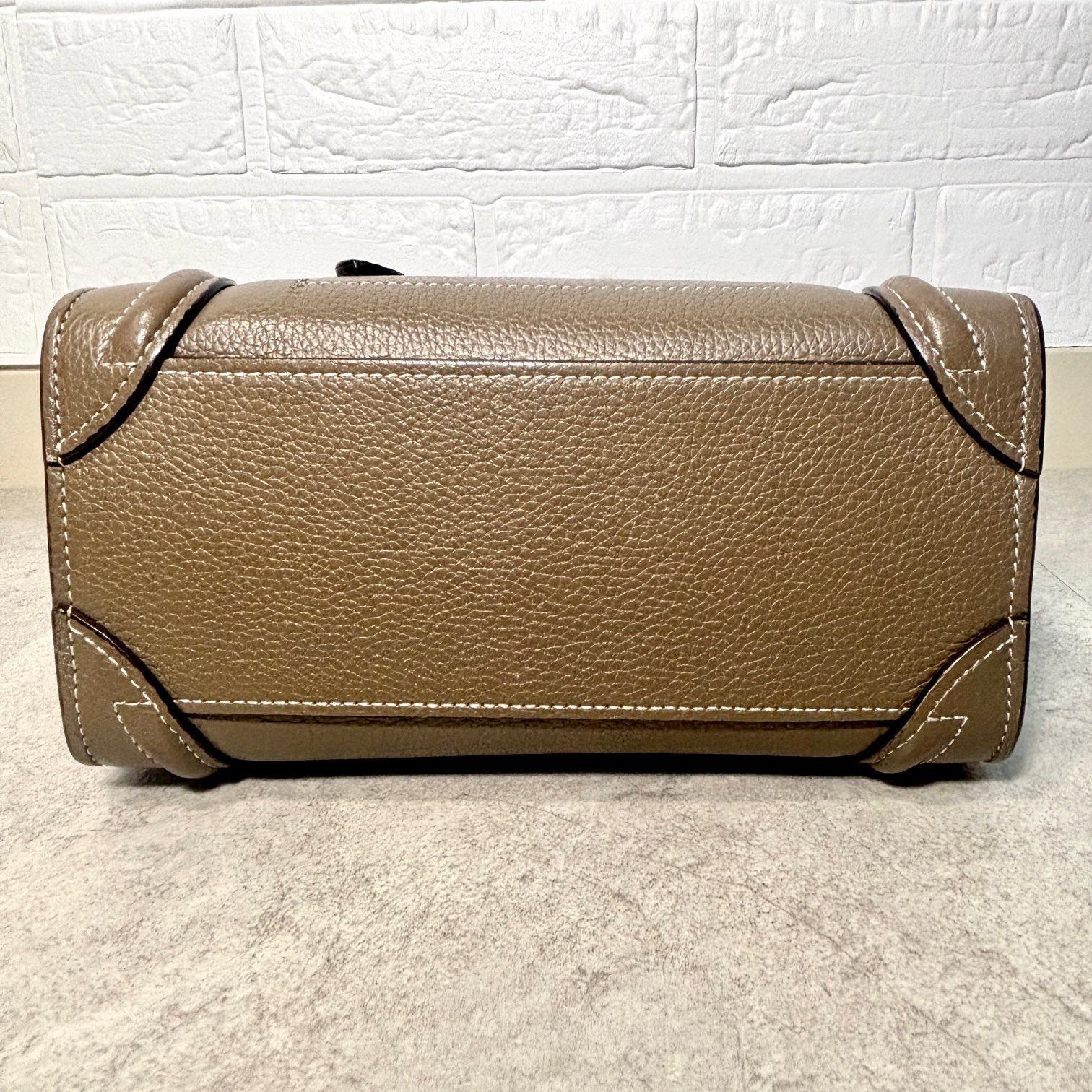 CELINE ラゲージナノ　スリ　新ロゴ 新ロゴ CELINE セリーヌ ラゲージ ナノ ショッパー スリ 2WAY