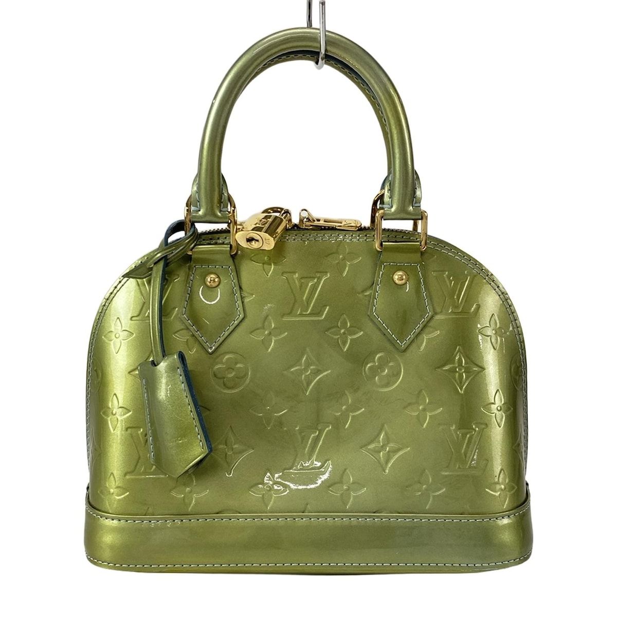 LOUIS VUITTON ルイヴィトン ハンドバッグ モノグラムヴェルニ アルマBB M91557 ジーブル レザー