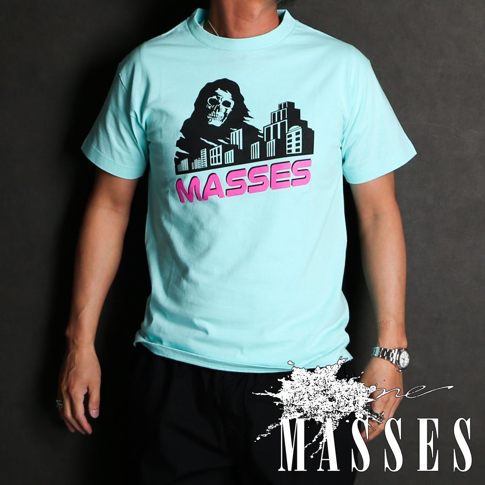 【MASSES/マシス】T-SHIRT CITY - Mint green / Tシャツ / 1241041【メンズ】【送料無料】
