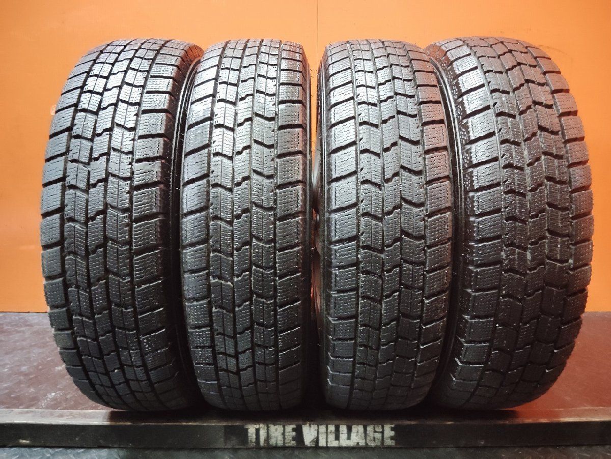 走行短め【GOODYEAR ICENAVI7 155/65R14】スタッドレス【WEDS