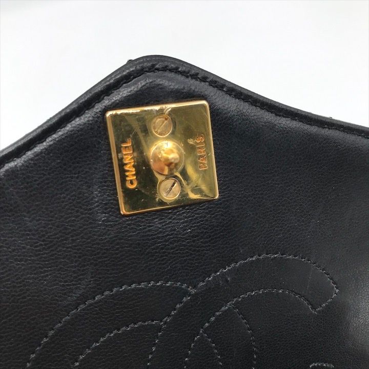 極 美品 シャネル マトラッセ ラムスキン ココ チェーン ショルダーバッグ CHANEL - 良品 CHANEL シャネル ココマーク マトラッセ
