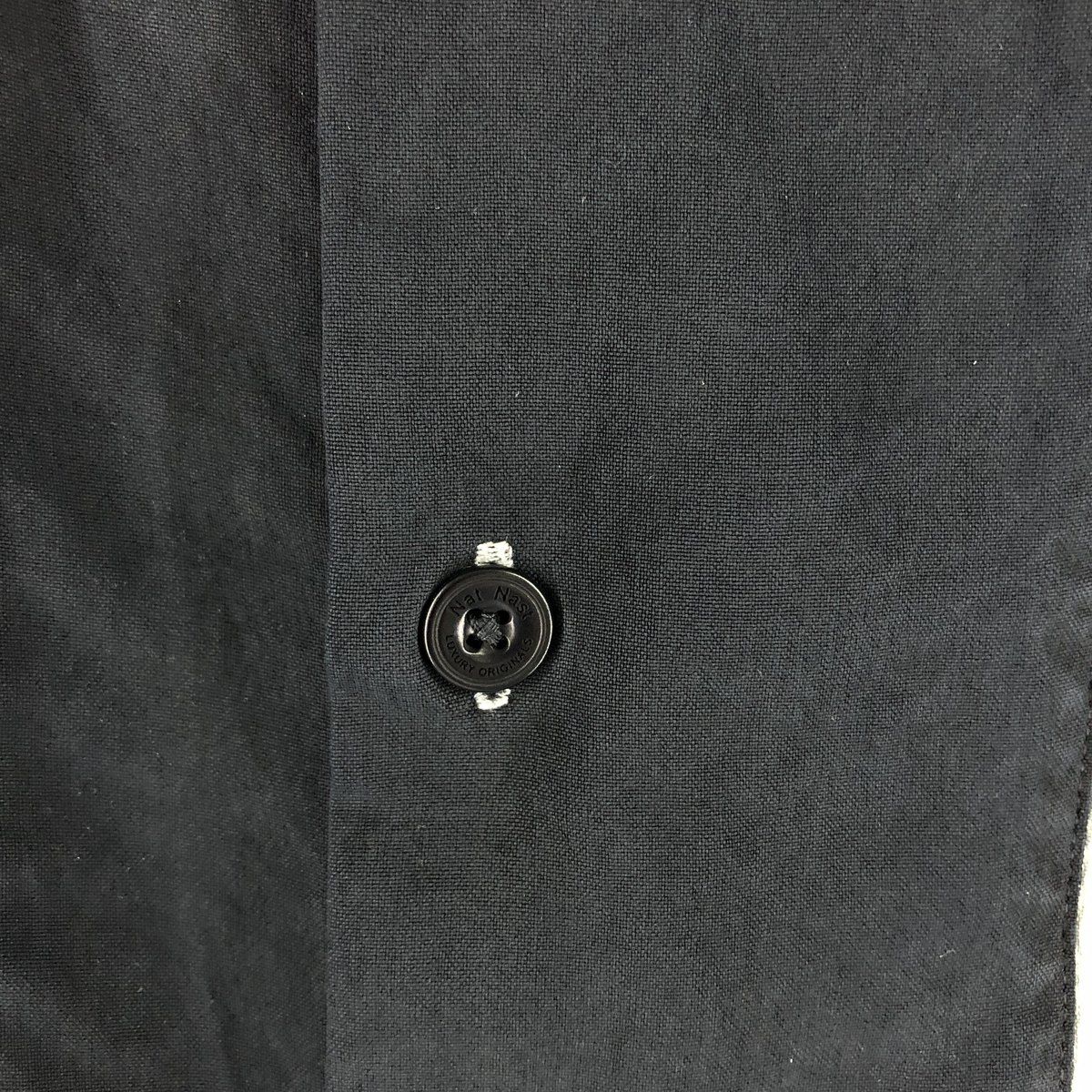 古着 ナットナスト NAT NAST ツートン 半袖 シルクシャツ ボックス 