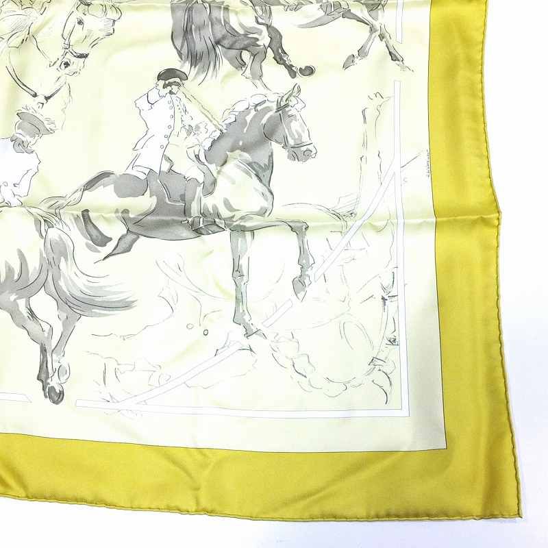 HERMES エルメス カレ 90 Ballet equestre 乗馬のバレエ