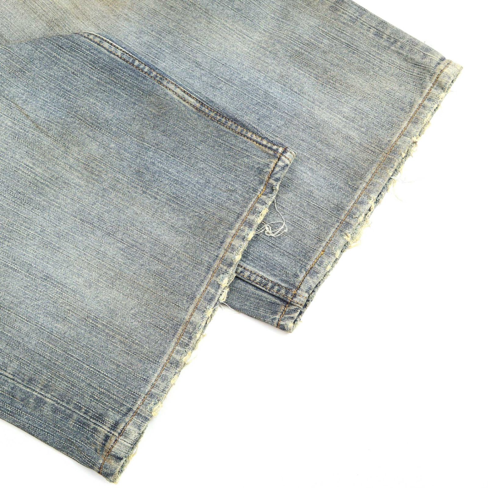 BALENCIAGA バレンシアガ Y2K Stretched Knee Baggy Jean トライバル 
