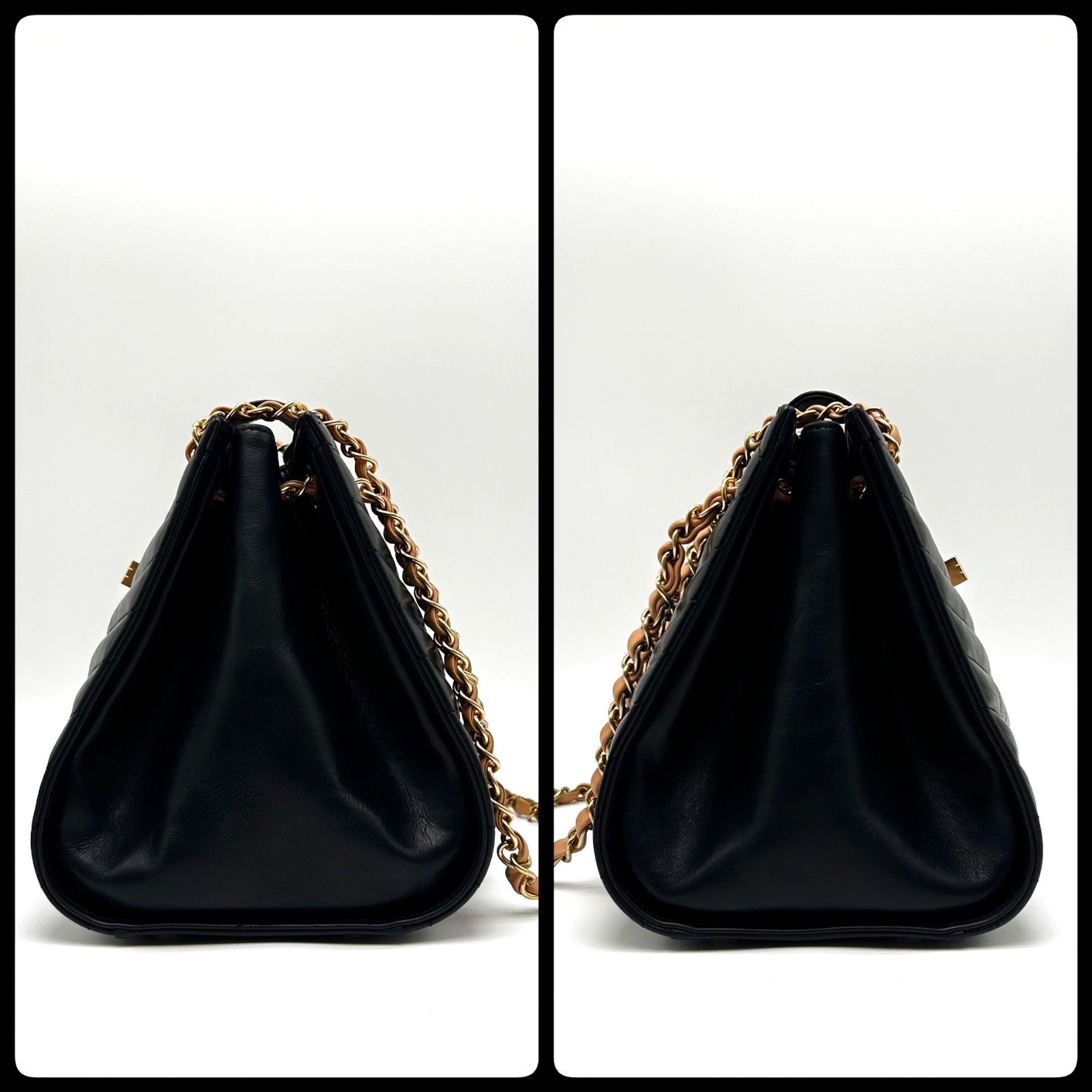 CHANEL シャネル ガブリエル アコーディオン チェーン ショルダー  