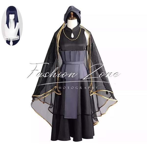 ◆NARUTO -ナルト- 風 日向ヒナタ ウエディングドレス コスプレ衣装 ウィッグ cosplay ハロウィン 演出服 変装