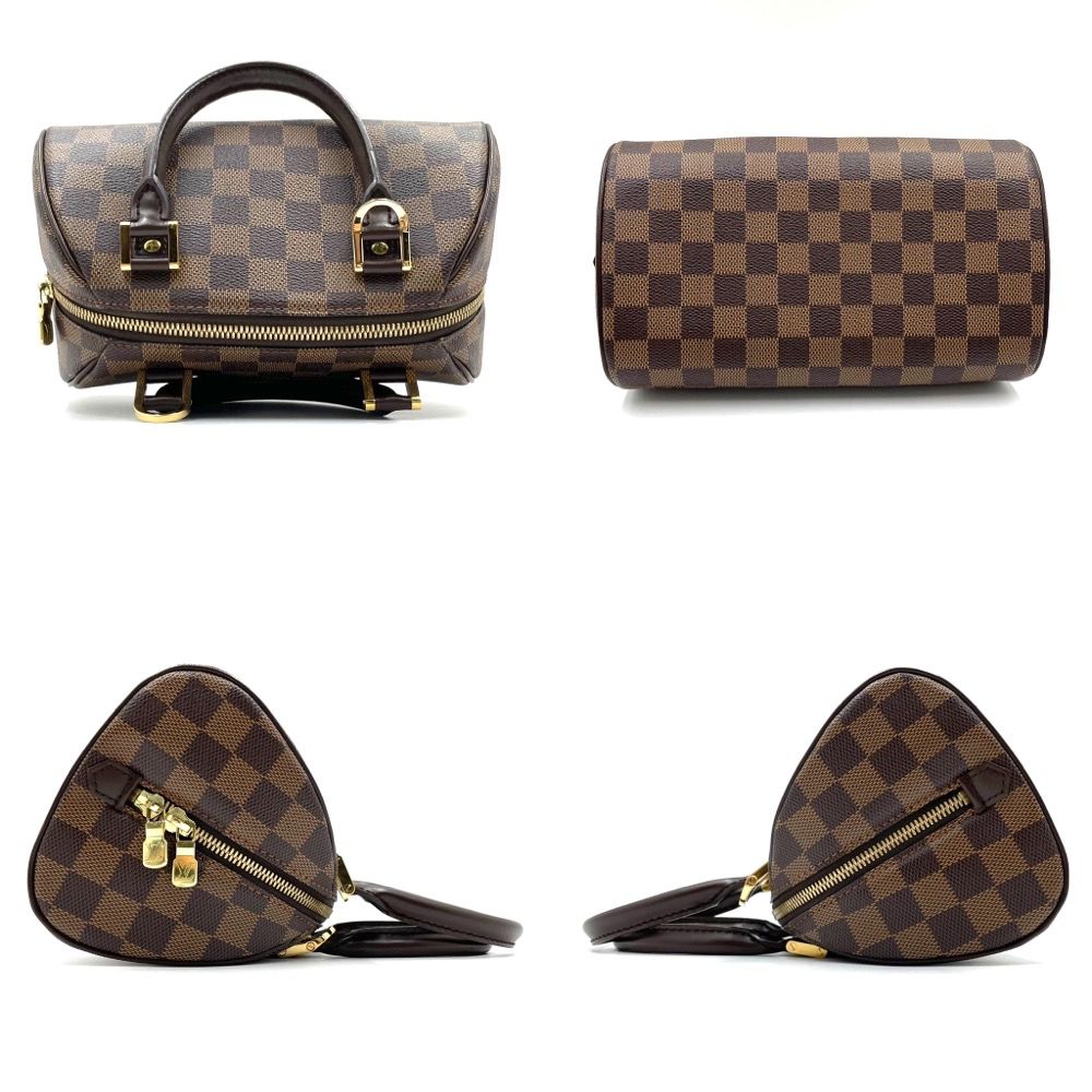 ルイヴィトン ハンドバッグ レディース ダミエ リベラミニ 小さめ ミニバッグ ブラウン 茶 かばん 鞄 LOUIS VUITTON N41436  エベヌ ゴールド金具 美品【中古品】 - メルカリ