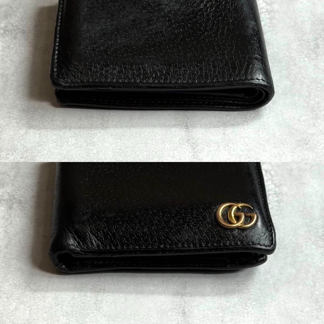 GUCCI グッチ / GGマーモントコンパクトウォレット 二つ折り財布