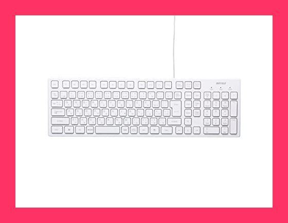 バッファロー BUFFALO USB接続 有線スタイリッシュキーボード