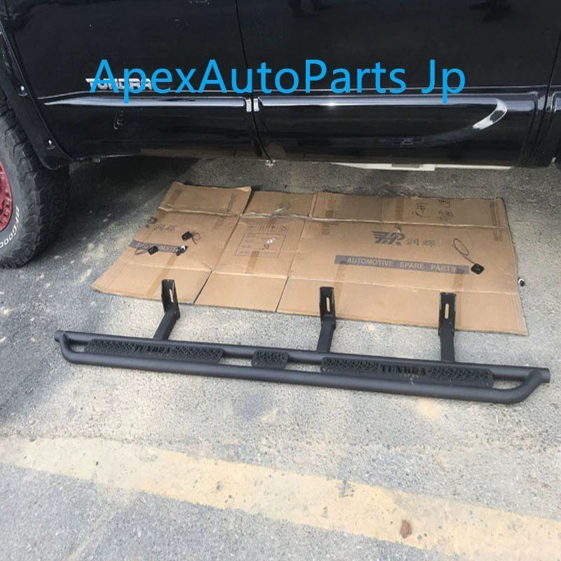 06-21年式 トヨタ タンドラ 5.7L用 オフロード競技ステップ フレームマウントサイドガード プロテクションバーDL14LYX人気注目