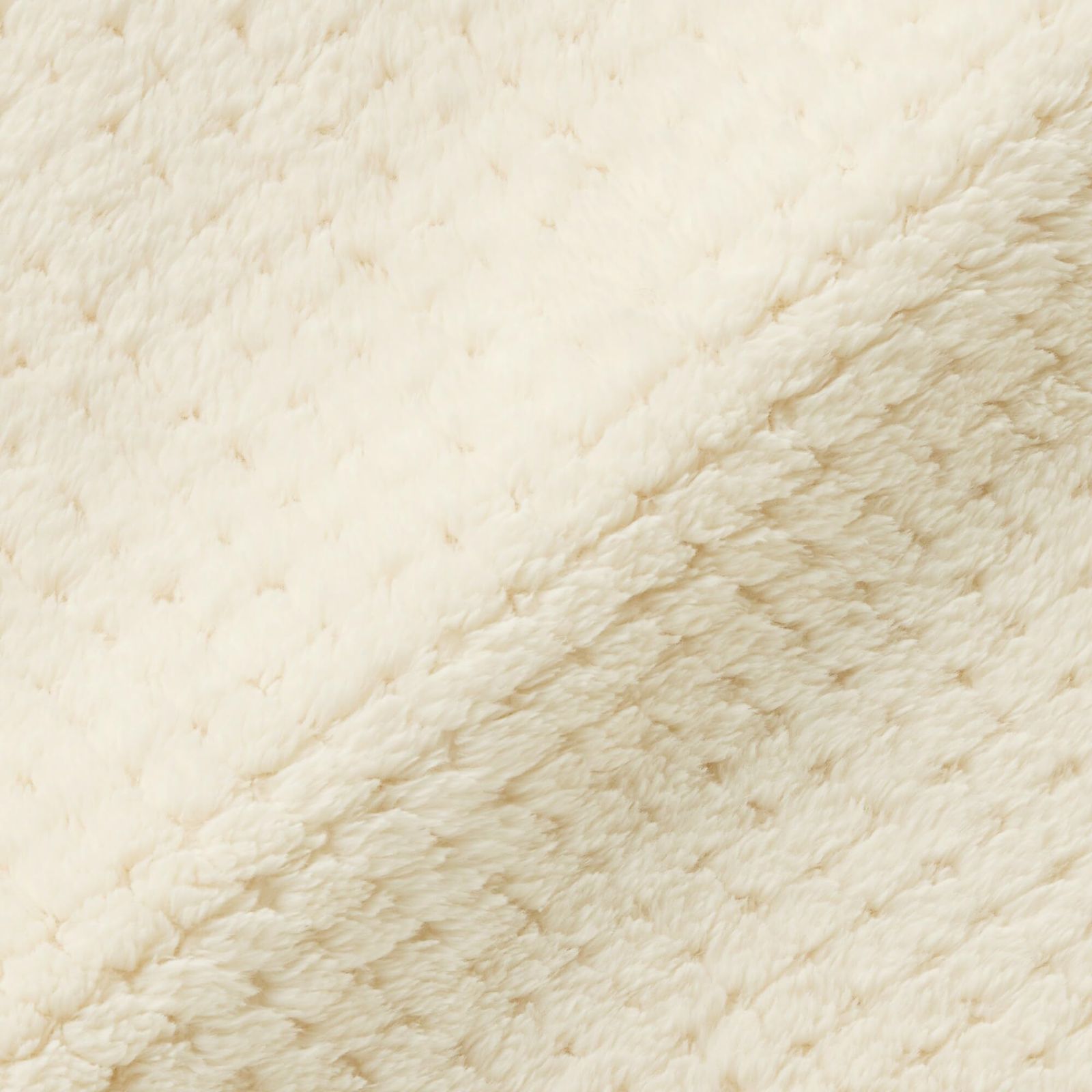 無印良品 毛布 ダブルサイズ 180×200 cm ダブルサイズ アイボリー 180