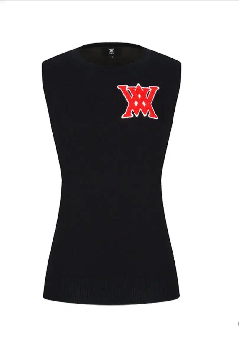 XS ANEW ゴルフウェア 刺しゅうポイント ベスト