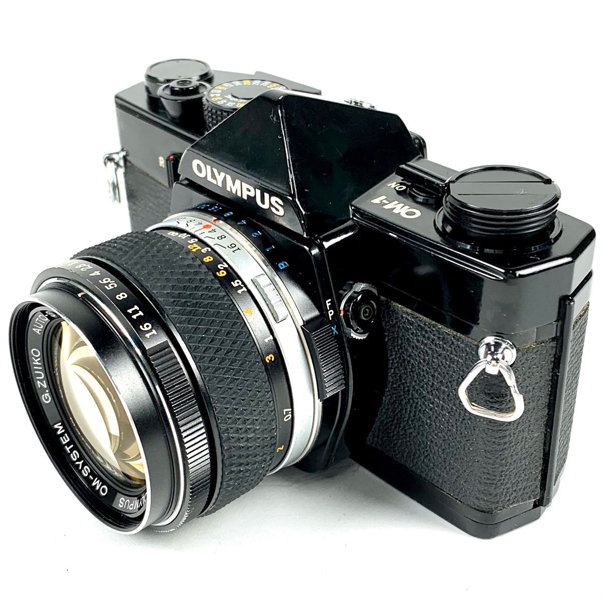 オリンパス OLYMPUS OM-1 ブラック + G.ZUIKO AUTO-S 50mm F1.4 フィルム マニュアルフォーカス 一眼レフカメラ  【中古】 - メルカリ