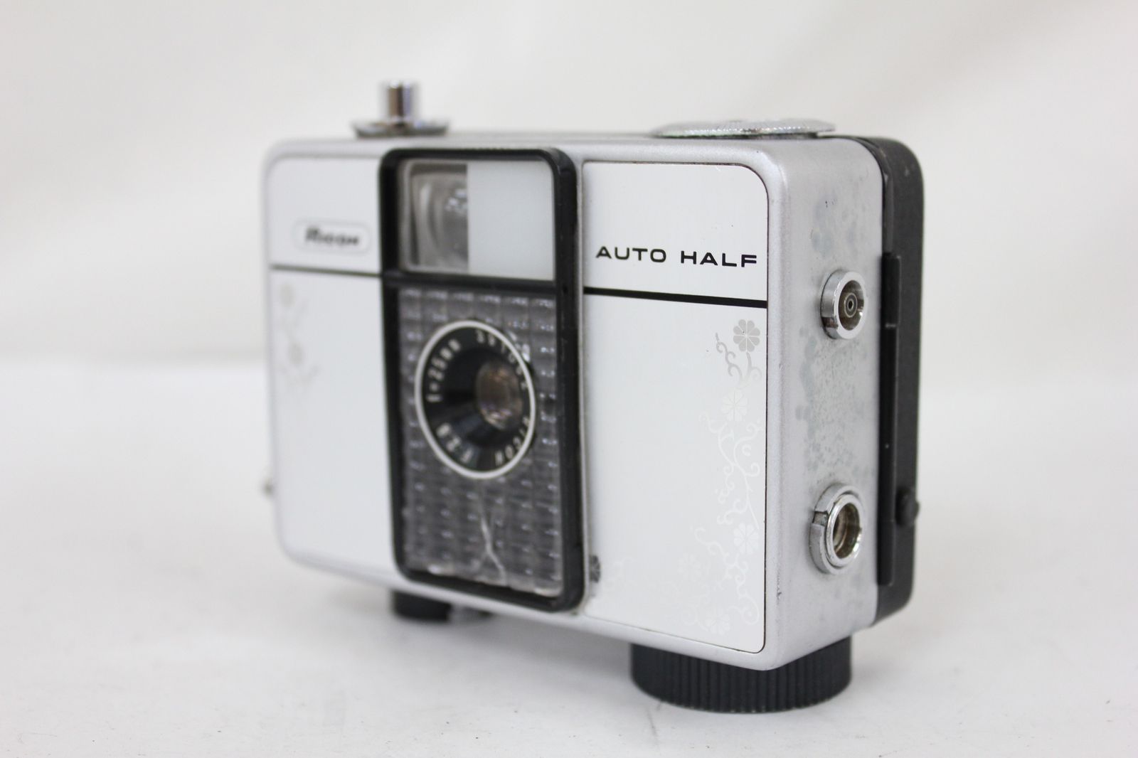 品 リコー Ricoh Auto Half E 花 蔦柄 25mm F2.8 コンパクトカメラ M5902