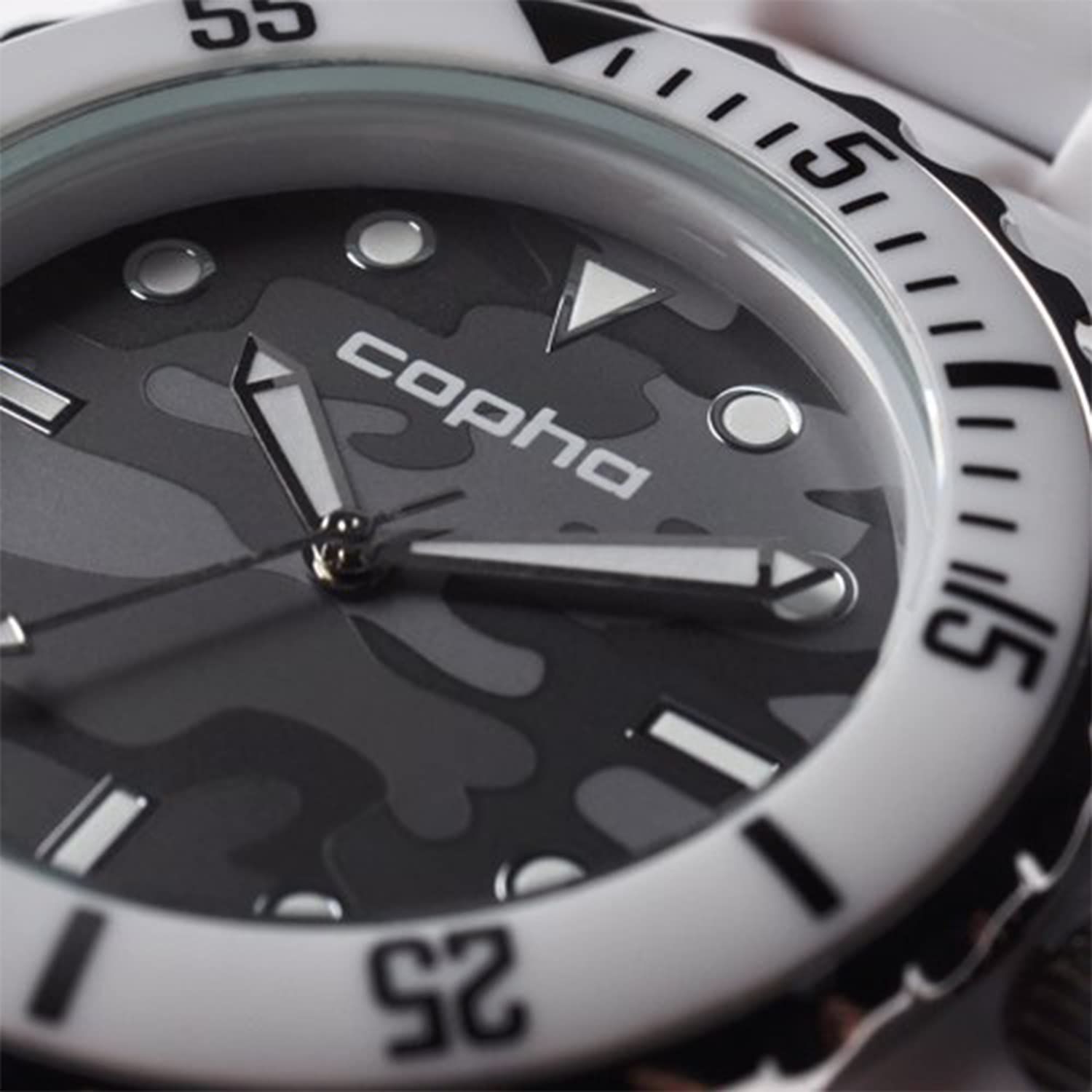 色: 白 灰】COPHAコプハ 腕時計 コプハ 日本限定 ダイバーズデザイン メルカリShops