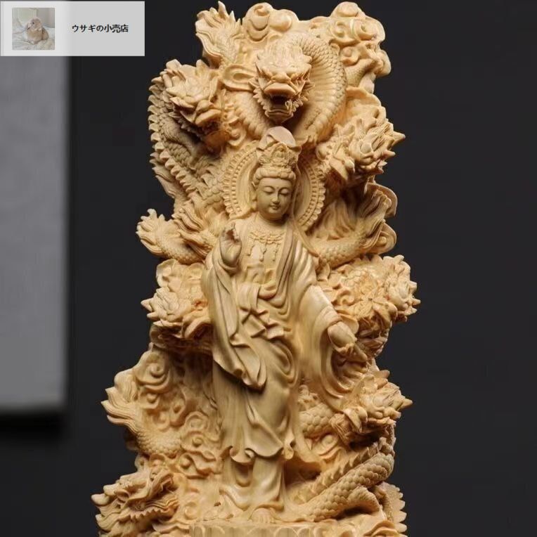 仏教美術　仏像　観音　菩薩　木彫　彫刻　天然木 51INjudhdKL._UF350,350_QL80_.jpg