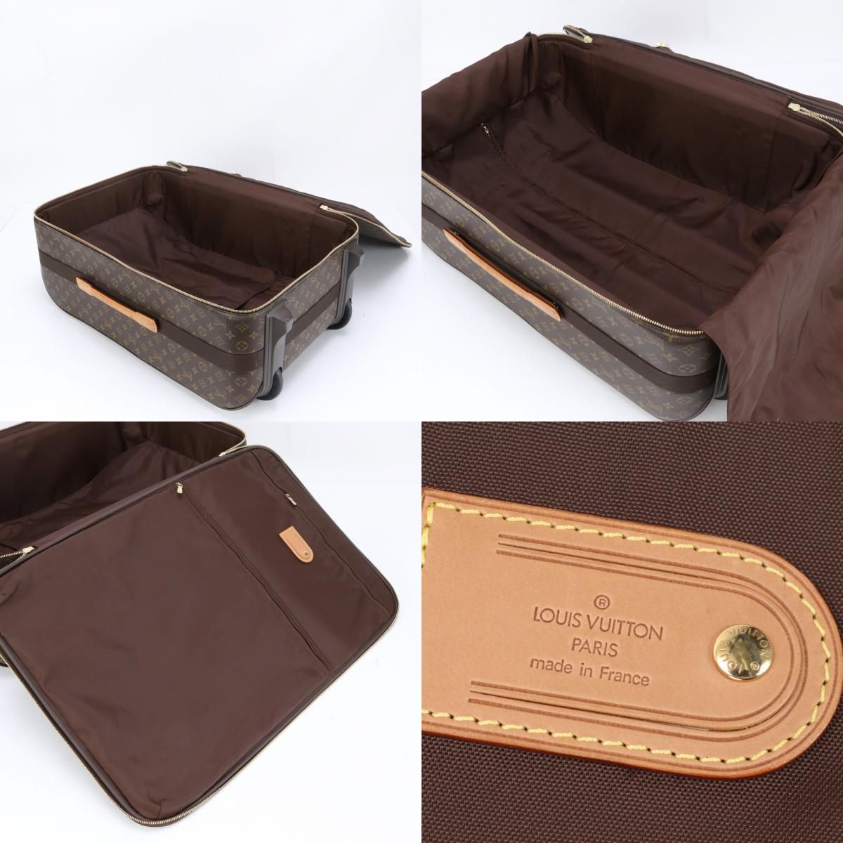 極美品 ルイヴィトン モノグラム ペガス 65 M23295 レザー