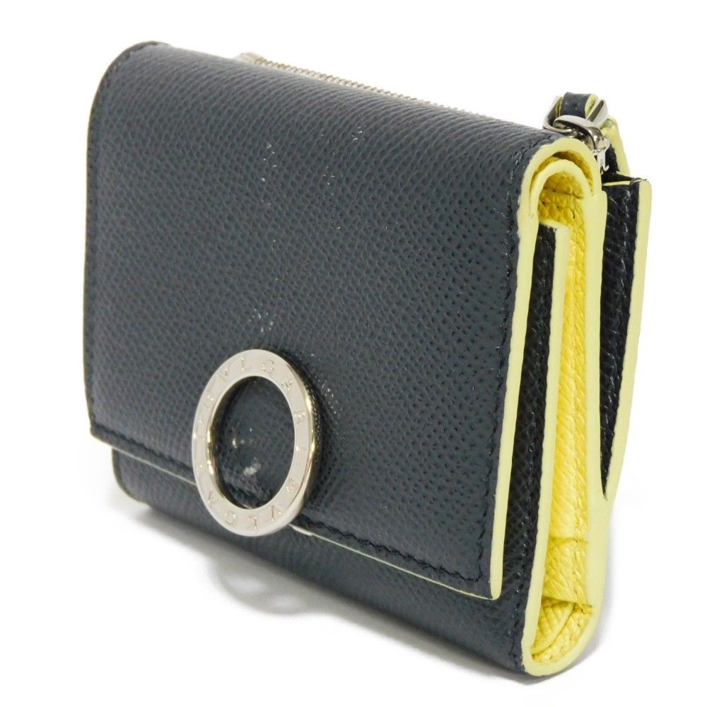 BVLGARI ブルガリ スリム コンパクト ウォレット スナップボタン  