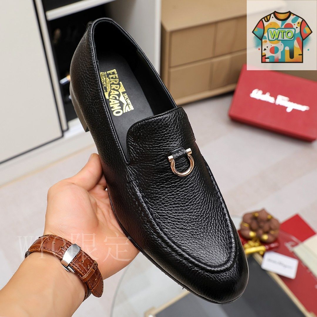 Ferragamoフェラガモ カジュアル スリッポン シューズ01 - メルカリ