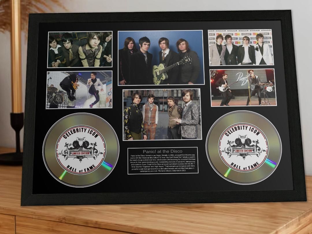 パニック!アット ザ ディスコ セレブリティーアイコンフレームロック証明書付1