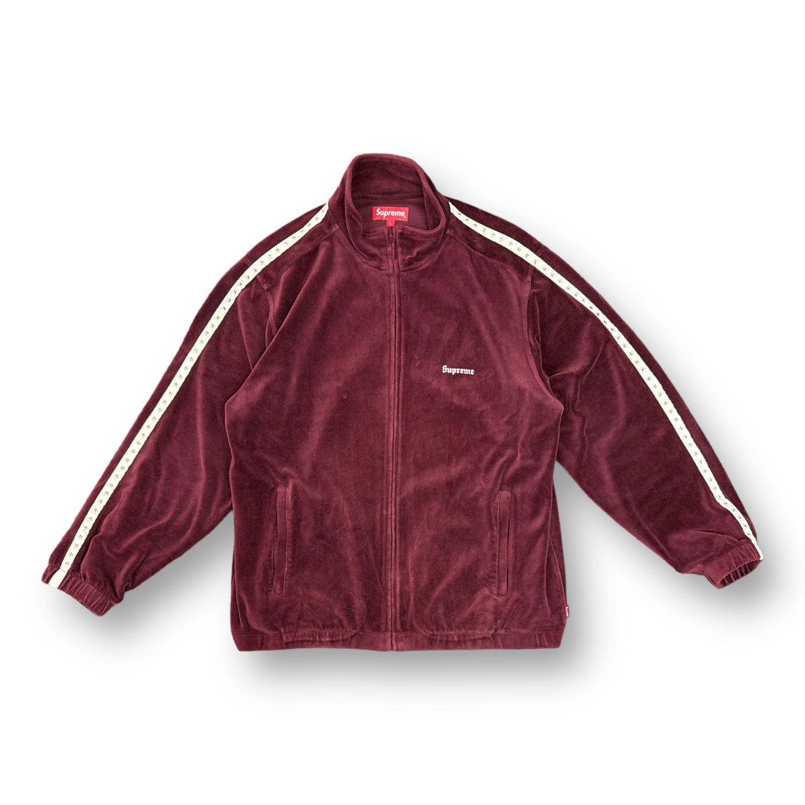 Supreme 22AW Studded Velour Track Jacket スタッズベロア トラックジャケット シュプリーム L 63854A  - メルカリ