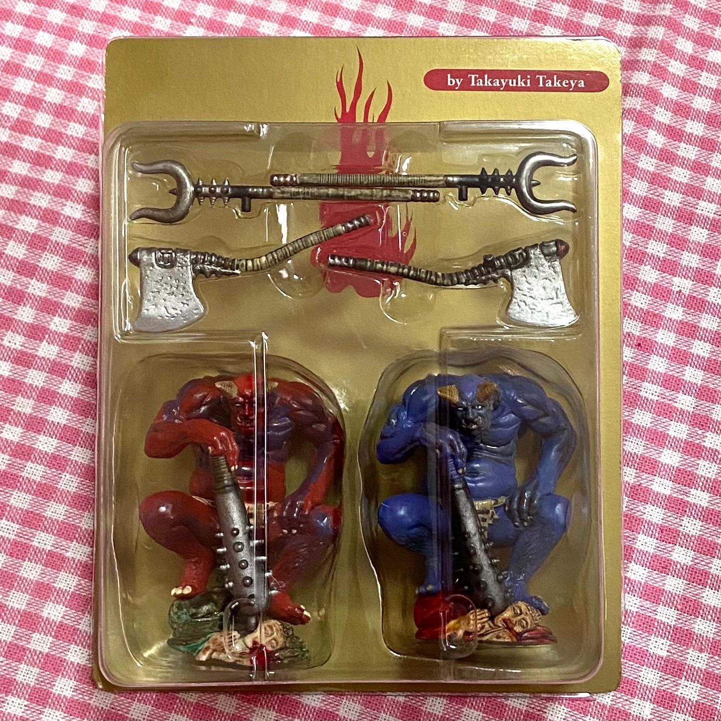百鬼夜行 オフィシャルブック＋海洋堂 赤鬼 青鬼＋ポストカード