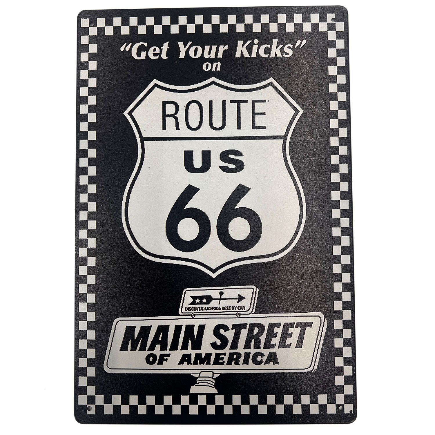 アメリカン雑貨 ブリキ看板 ルート66 ポスター プレート アメリカン