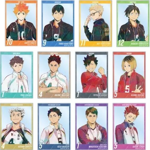 中古】キャラカード 全12種セット 「ハイキュー