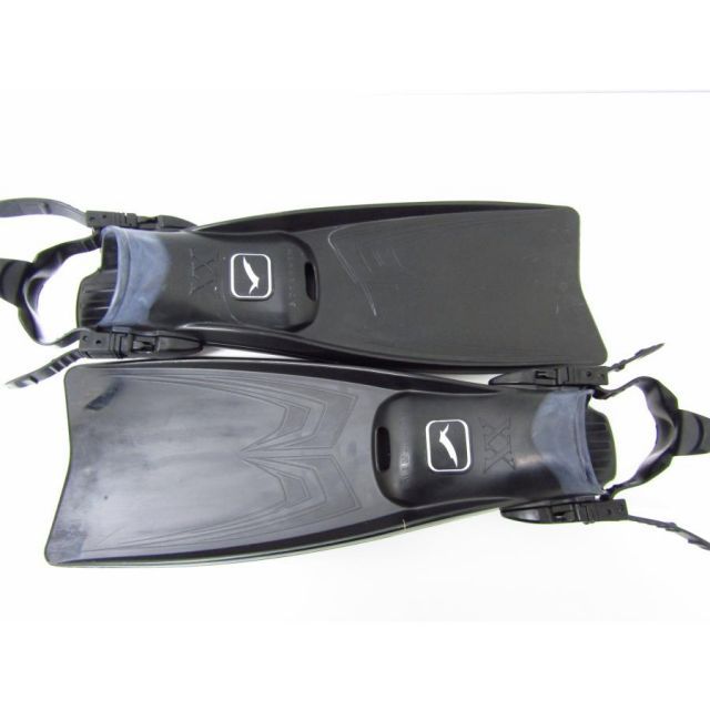 ♥ GULL スーパーミューXX ダイビング フィン Mサイズ JP25-26 ブラック GF-2433 SP11242