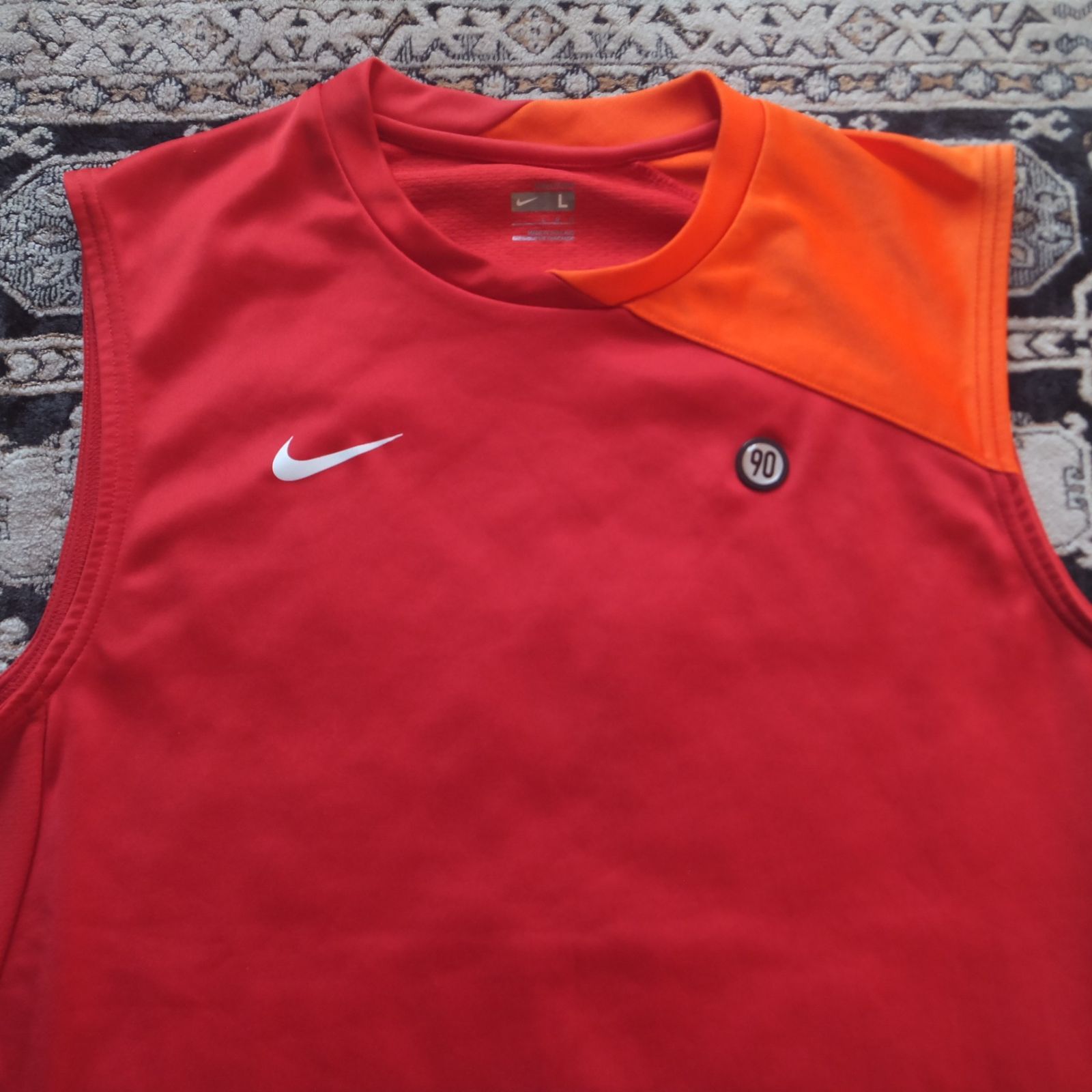 00s y2k nike NIKE TOTAL90 totalninety nosleeve tee Vintage 00s