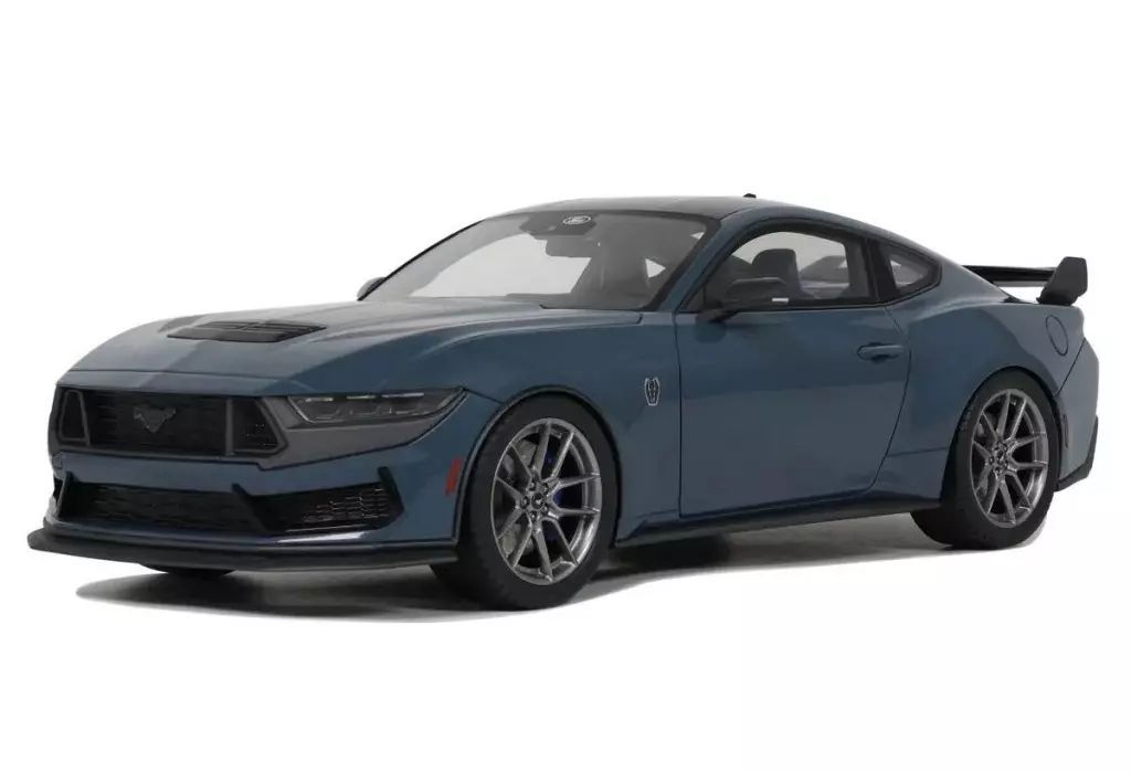 ミニカー 1 18 フォード マスタング ダークホース ブルー GTS454