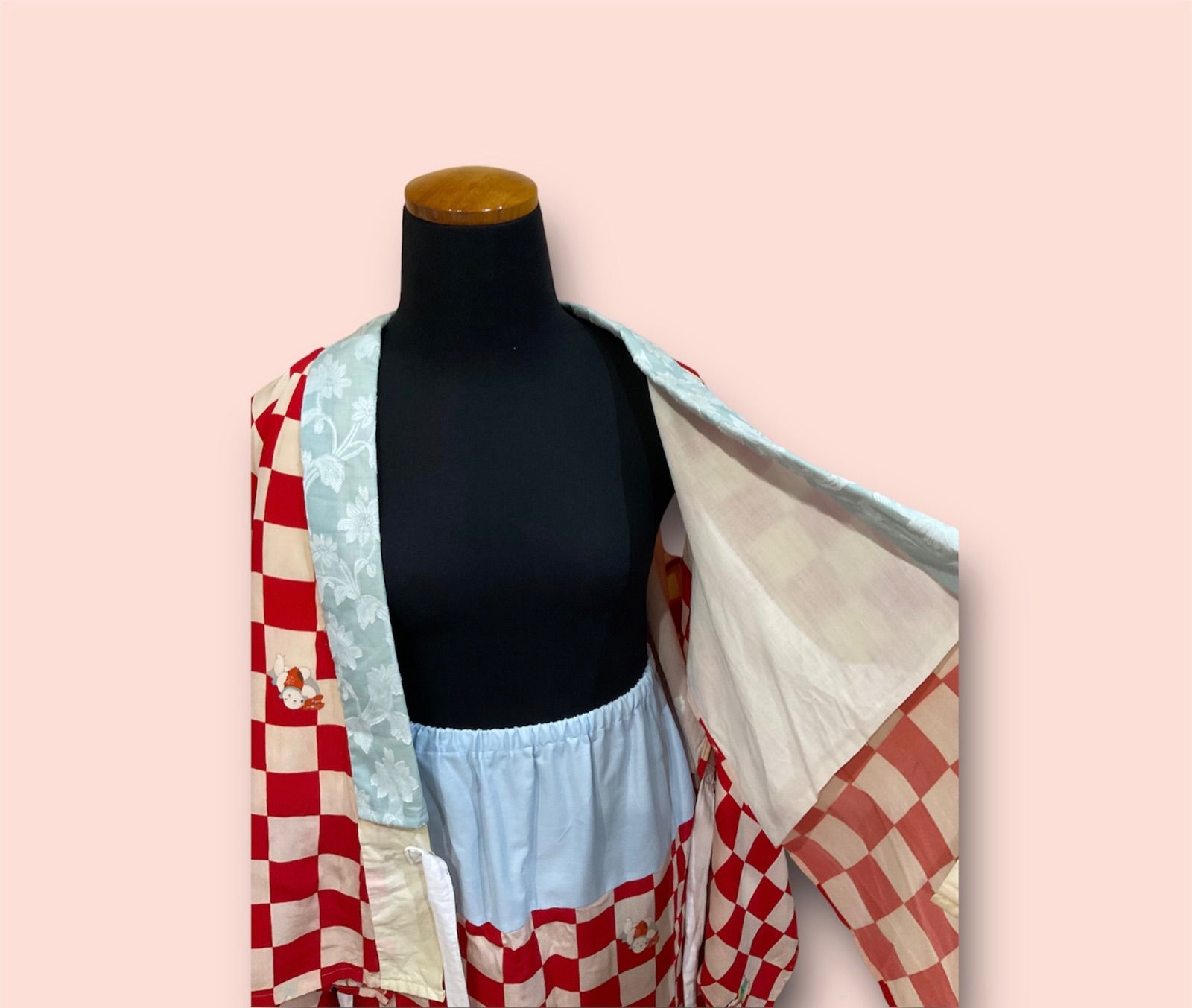 アンティーク 2部式長襦袢