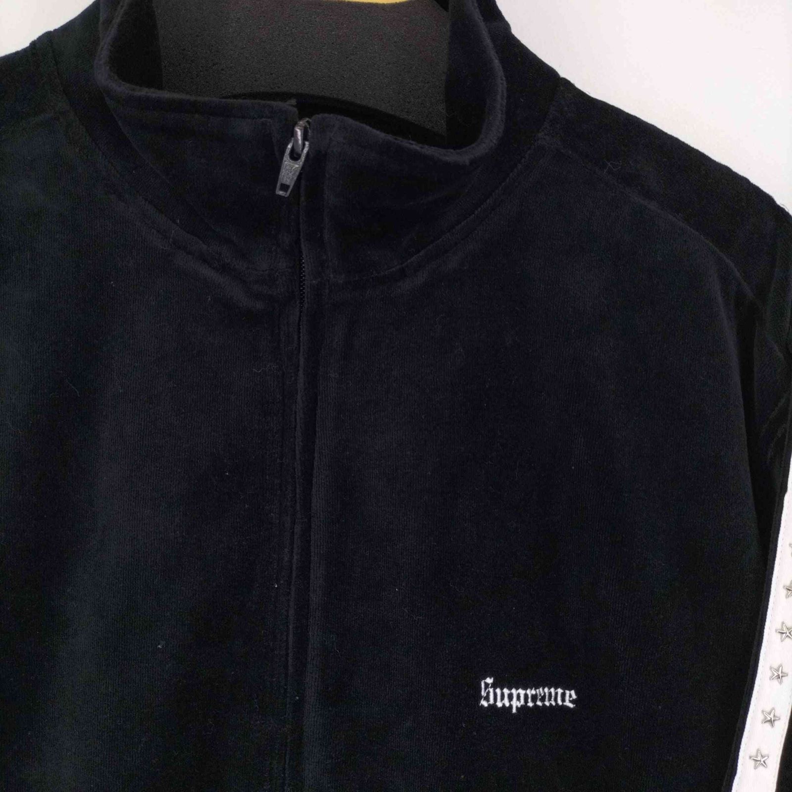supreme 22AW Studded Velour TrackJacket Supreme】Studded Velour