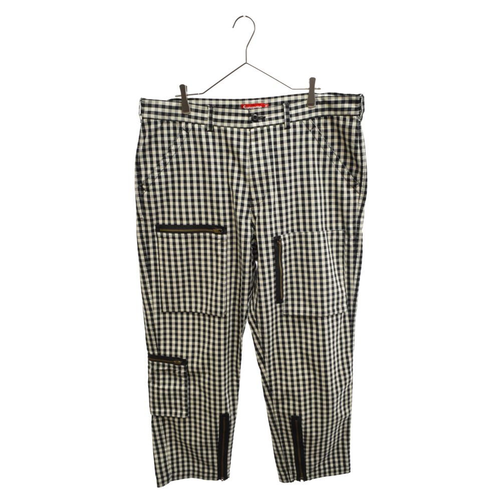 SUPREME 23SS ギンガムチェック フライトパンツ パラシュートパンツ SUPREME (シュプリーム) 23SS Gingham Flight Pant ギンガム