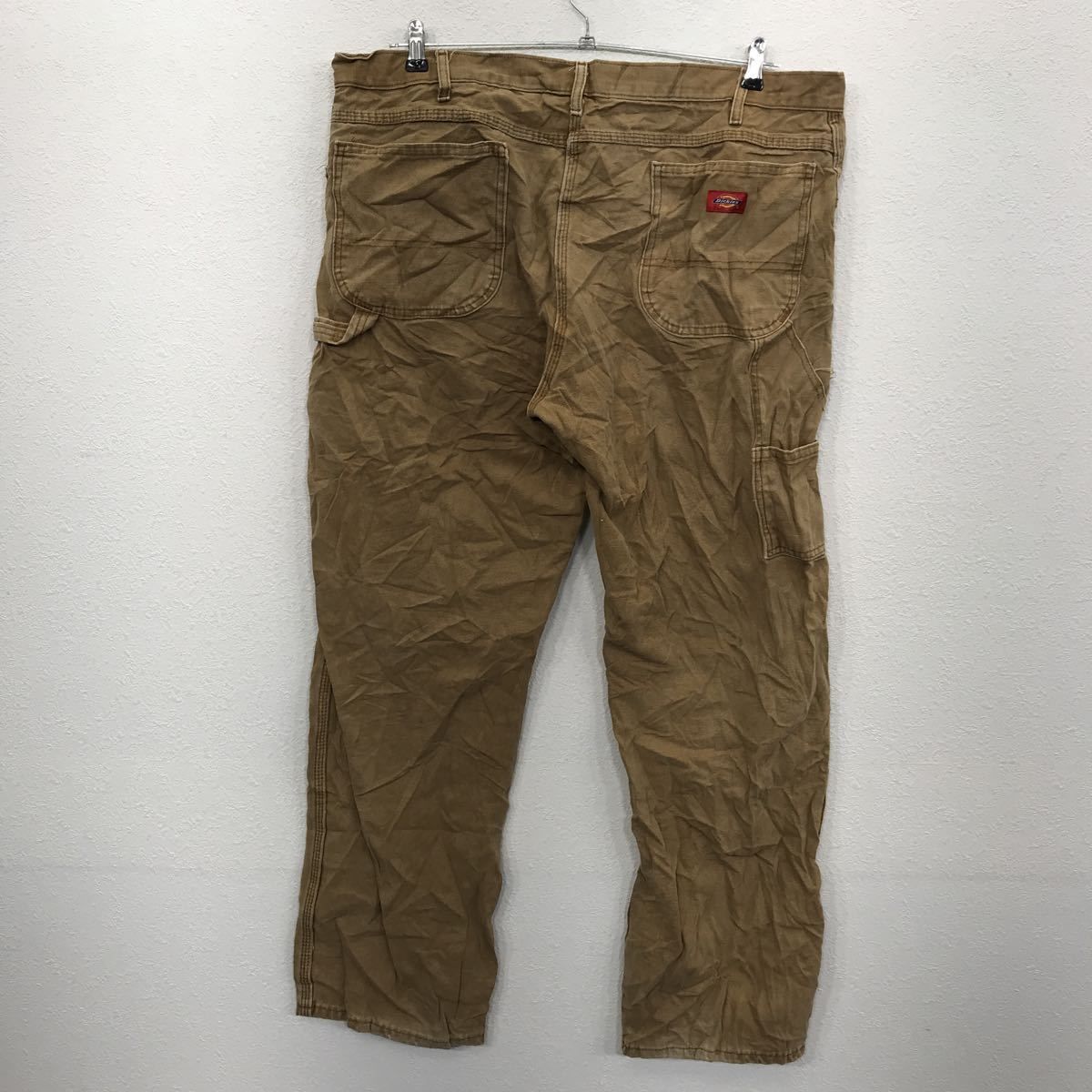 Dickies ワーク・ペインターパンツ W40 ビッグサイズ ベージュ 古着卸