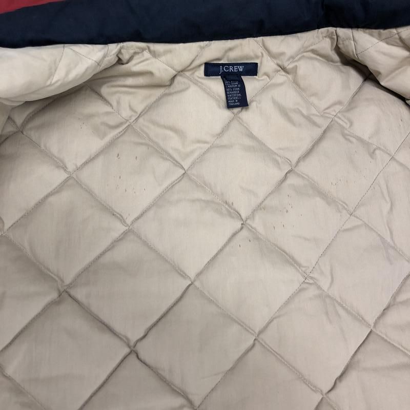 中古】J.CREW ダウンジャケット L レッド ジェイクルー[10