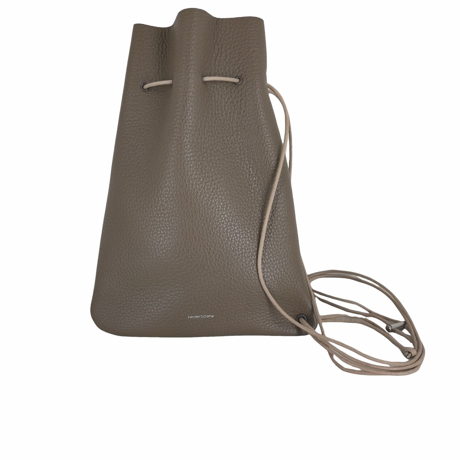 エンダースキーマ Hender Scheme zacc レザー巾着バッグ メンズ 表記無