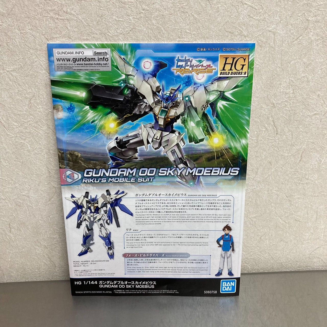 HG ガンダムビルドダイバーズ Re:RISE ガンダムダブルオースカイ