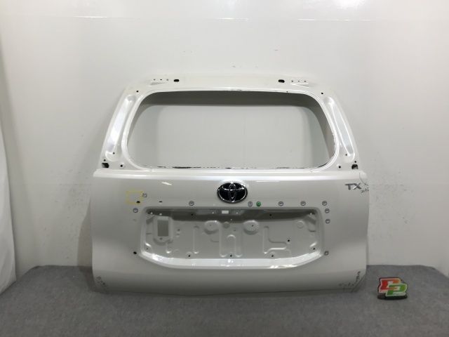 新車外し!ランドクルーザー プラド/ランクル 150/TRJ150W/GDJ/GRJ/150W/151W 純正 リアゲート/バックドア/リアハッチ ホワイト 070(139099