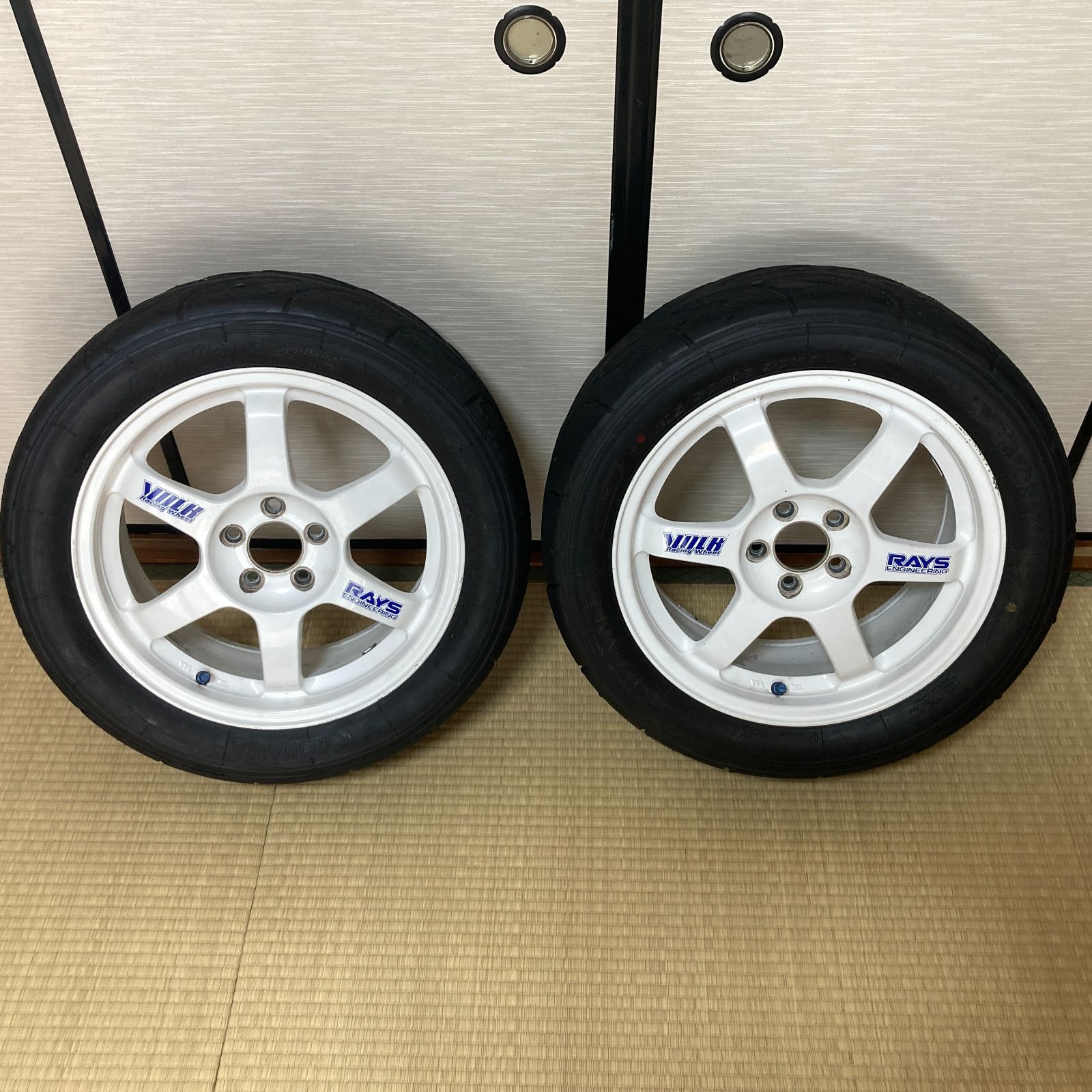RAYS TE37 7J16インチ オフセット+46 PCD100 5穴 4本 RAYS レイズ VOLK RACING TE37 7J +46 pcd100 5H 16インチ アルミ