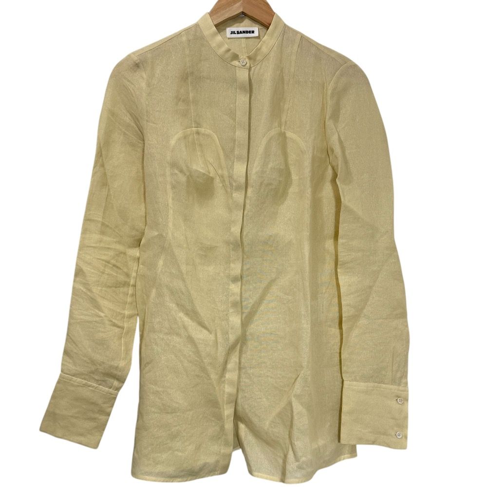 JIL SANDER ジルサンダー ブラウス XS ベージュ 【古着】【中古】【送料無料】 JIL SANDER - JIL SANDER ジルサンダー カジュアルシャツ S ベージュ