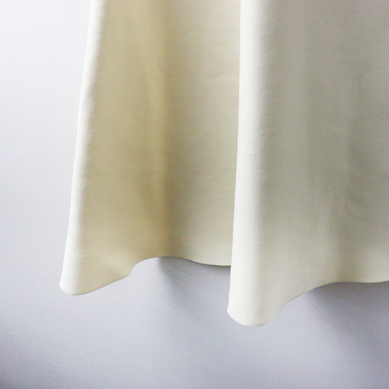 定価3.3万 2025 エストネーション リブフィット＆フ ワンピース F アイボリー ドレス 長袖 ロング その他 その他 レディース