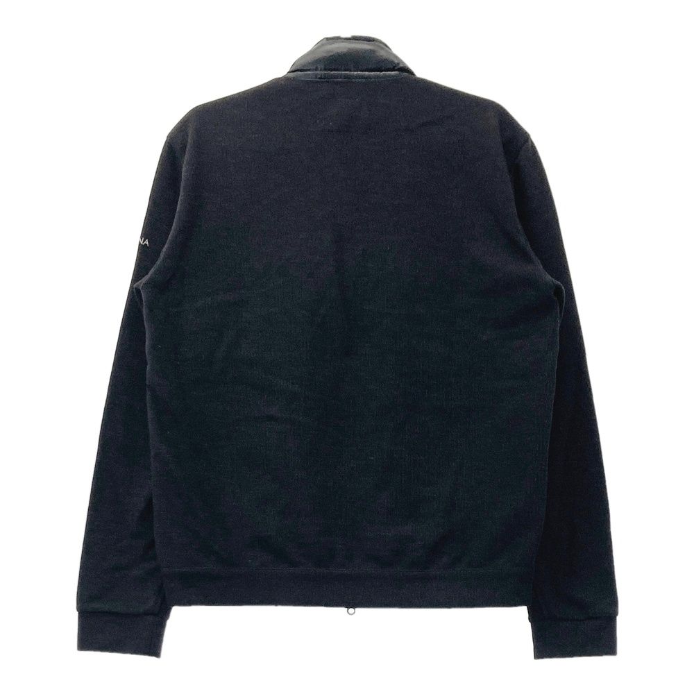 サイズ M MARK-LONA マークアンドロナ スウェット切替 ダウンジャケット カモフラ スカル 総柄 ブラック系 240101388635 ゴルフウェア メンズ ストスト